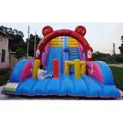 new design Cheap inflatable slides